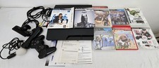 Sony PlayStation 3 PS3 Slim Console 320GB 3001B w/Controllers Cables Games Lot