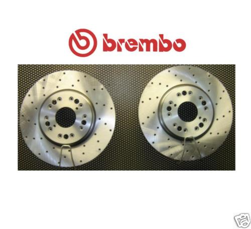 PARA LEXUS GS300 GS400 GS430 BREMBO DISCOS DE FRENO DELANTEROS PERFORADOS X2 - Imagen 1 de 1