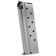 Mecgar, Magazine, 38 Super, 9 Rounds, Fits 1911, Nickel Finish