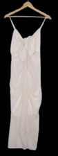 Significant Other Sz 10 Aus White Broderie Anglaise Tie Front Cocktail Dress
