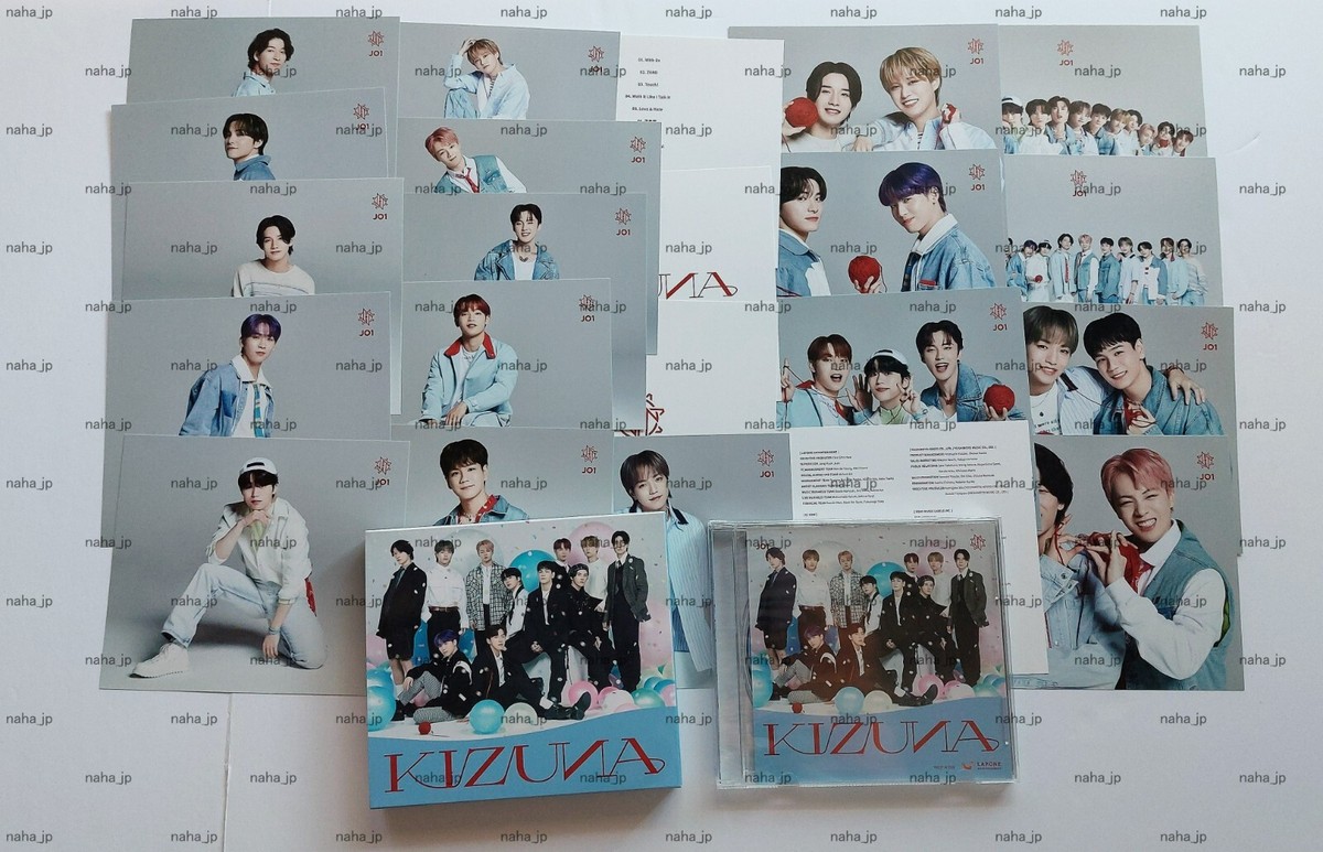 JO1 KIZUNA FC Limited ver CD selfi + Cheki + Clear card 2nd