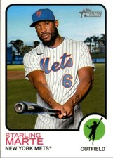 STARLING MARTE 2022 Topps Heritage High Number 1973 Oversized Box Topper #OB-SM
