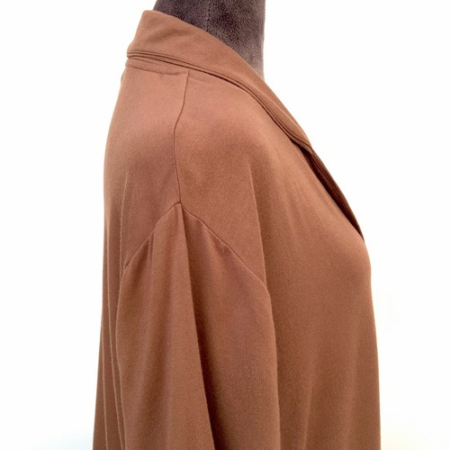 New Skims Size XL Soft Lounge Pajama Sleepwear Top Short Sleeve Jasper Brown - Picture 16 of 19
