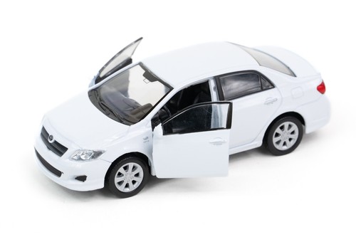 WELLY DieCast 1:34 TOYOTA COROLLA 2009 WHITE New Model Car Metal in Box 1/34-39 - Picture 6 of 10