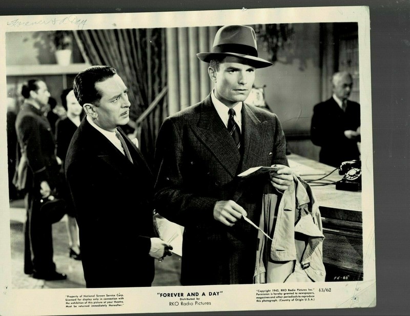 SUPER RARE!! 8X10 1943 ORIG "FOREVER AND A DAY" KENT SMITH REGINALD GARDINER!!