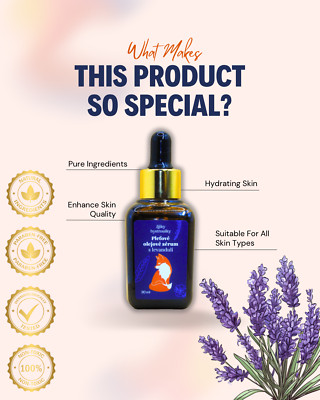   100% Organic Natural Serum   Hydration, Anti-Aging & Repair   EXP 01/27