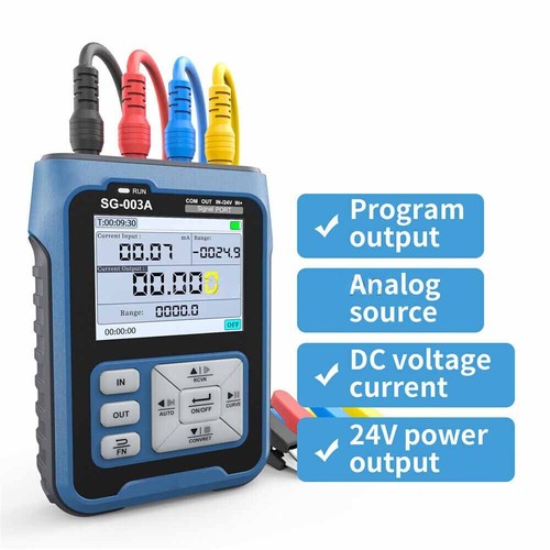 For FNIRSI SG-003A 4-20mA Current Voltage Simulator TFT PVM LCD Signal Generator