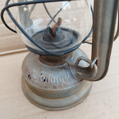 feuerhand №225 MEDIUM FEUERHAND Medium 225 BLACK OUT Germany Lantern Vintage