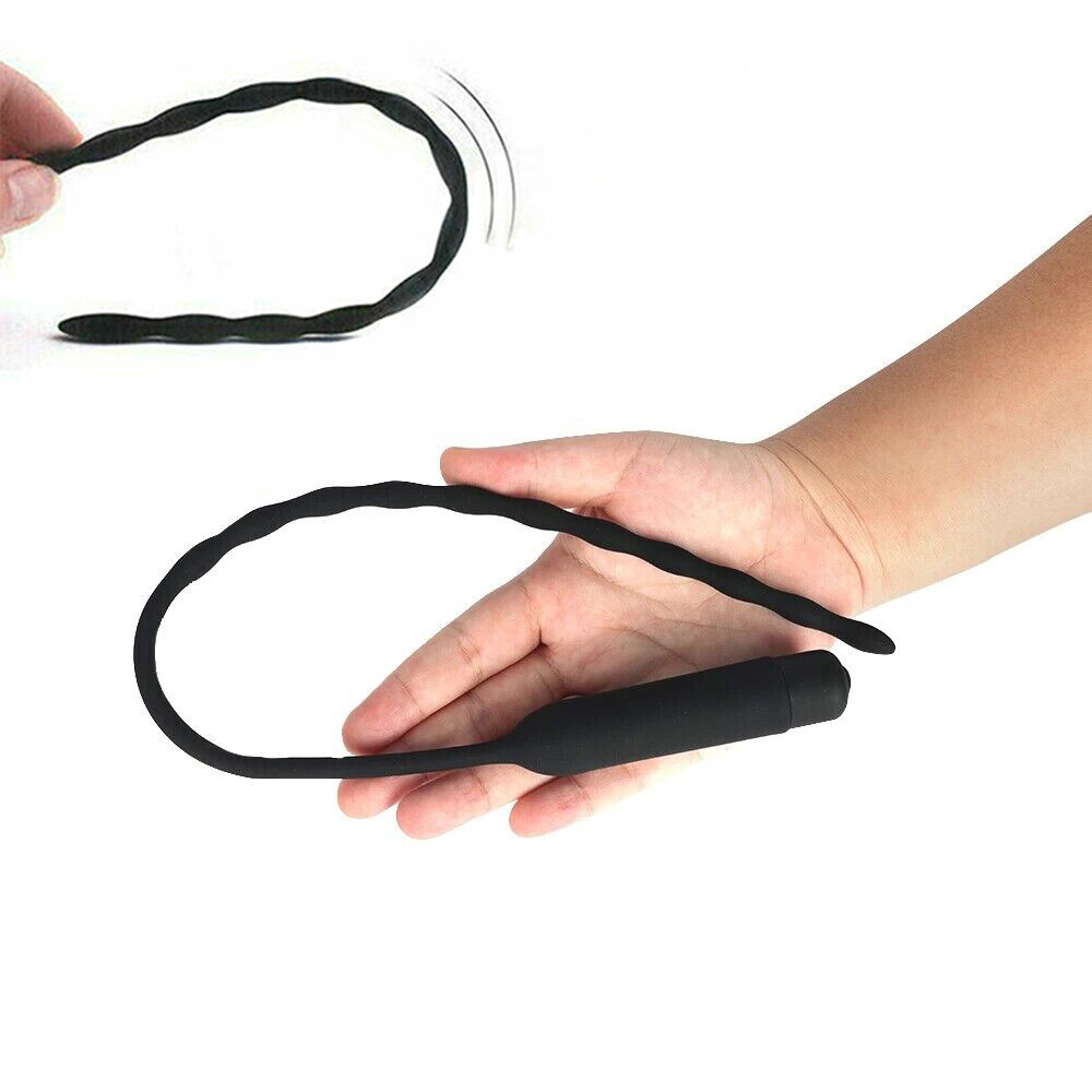 10 Speed Penis Plug Electrical Urethral Sounds Silicone Prostate Massage for Men