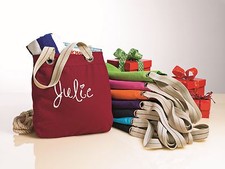 Embroidered Canvas BeachTote Bag, customized bag, beach, kids, personalized