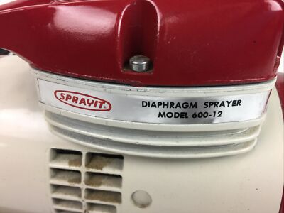 Vtg Thomas Industries Diaphragm Sprayer / Compressor Model 600-12