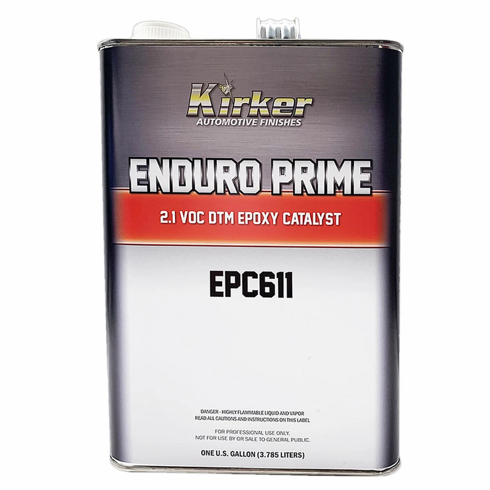 Imprimación negra epoxi Kirker Enduro Prime EP612 y catalizador EPC611 de 1 galón - automática Foto 3 de 3