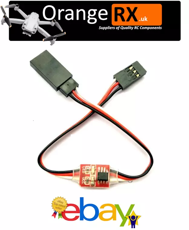 RC Servo Speed Reducer Delay Module 5V 6V RC Plane Flaps Retracts orangeRX UK