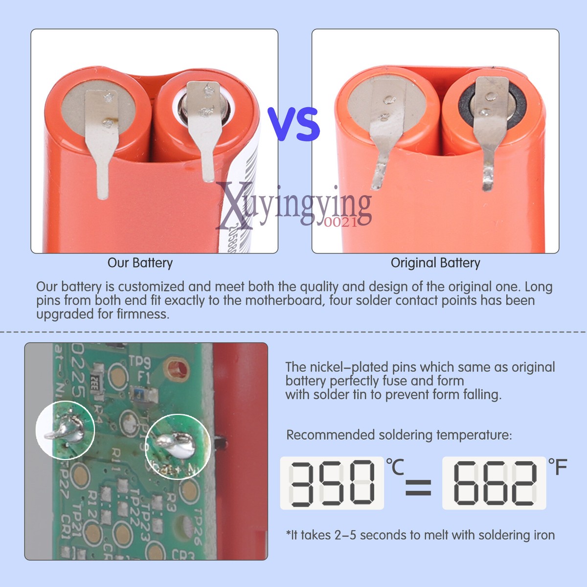 TECHTEK Batteries Compatible Avec [Philips] 150923, HX6210