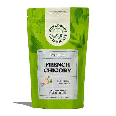 Worldwide Botanicals French Chicory Root - Brew Like Coffee Blend Roasted Chi...