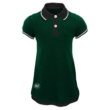 Outerstuff NFL Toddler New York Jets Mock Layered Polo Dress