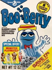Boo Berry Monster Cereal Box High Quality Metal Fridge Magnet 3x4 7501