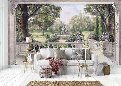 3D Garden View 7468 Wallpaper Mural Wall Print Wall Wallpaper Murals US Coco