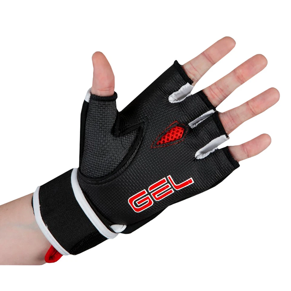 Title Boxing Gel Rage Fist Training Glove Wraps - Black/Red - Image 2 of 2