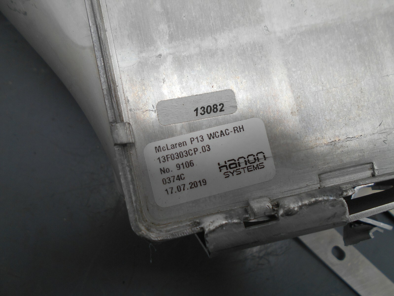 2020 19 20 McLaren 600LT 600 LT Right Turbo Intercooler #8738 C1