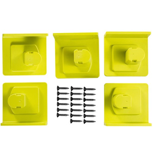 5Pcs/lot Tool Holder Mount Wall Mount Bracket With Screw For Ryobi One+ 18V - Picture 3 of 12