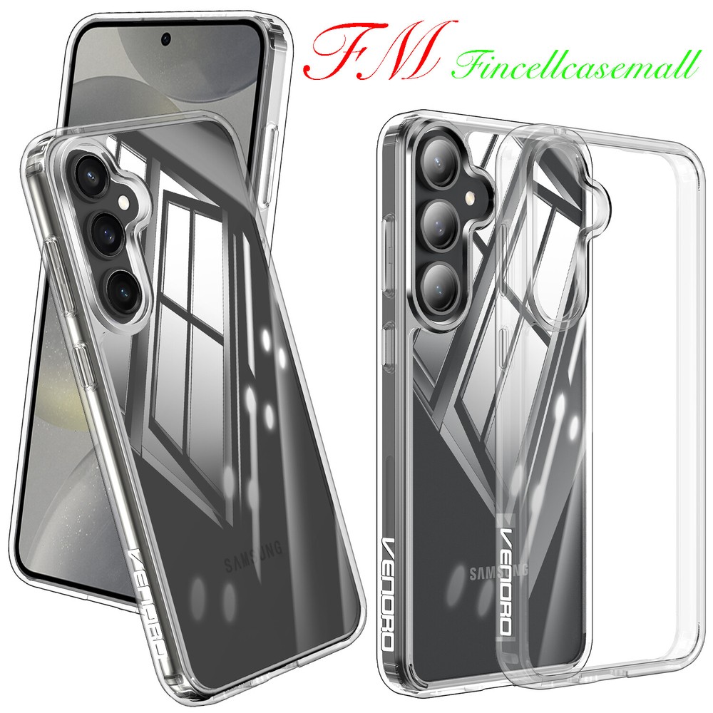 Clear Drop-Proof Phone Case for Samsung Galaxy S23 FE S24 Plus Ultra  