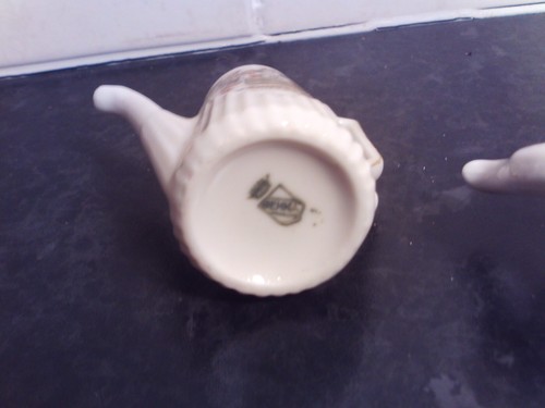miniature tea pot porcelain art + atlas china + coffee pot gemma china crested - 第 5/7 張圖片