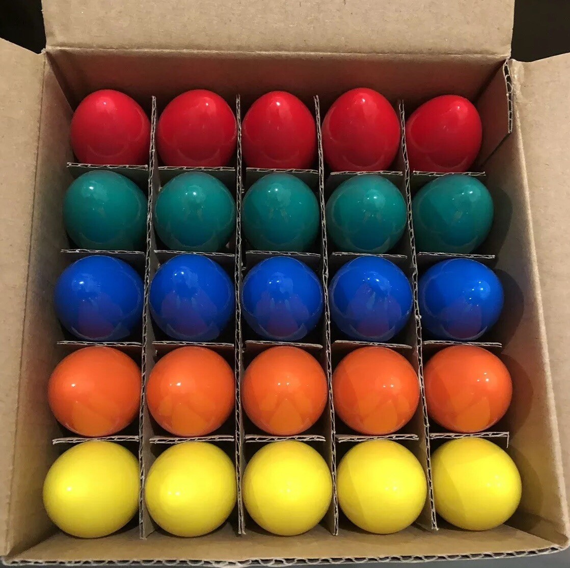 25 C9 Multicolor Ceramic with Yellow Incandescent Christmas Light Bulbs 7 Watt