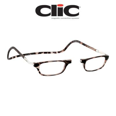 Magnetische Lesebrille Clic Classic XL Tortoise Hoya Lens 100% Authentic