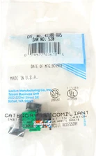 41108-RV5 Cat5 QuickPort Keystone Leviton Jack - Green - QUANTITY OF 13