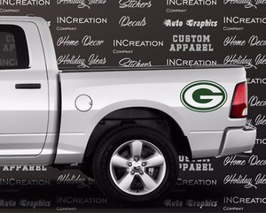 Green Bay Packers Decals X2 Truck Decal Car Vinyl Sticker Football Team Graphics Ebay