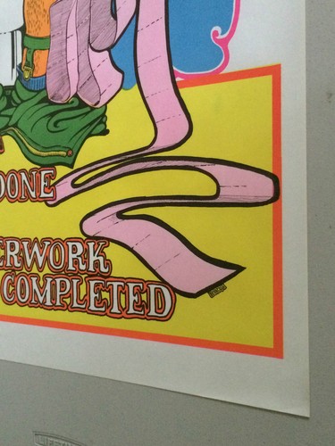 Vintage Political Nixon Poster Toilet Paperwork Complete Perfectly Clear 1970's - Picture 9 of 11