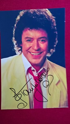 Original-Autogramm von Tony Marshall (verst.), Farbfoto, groß 29,5 x 20 cm