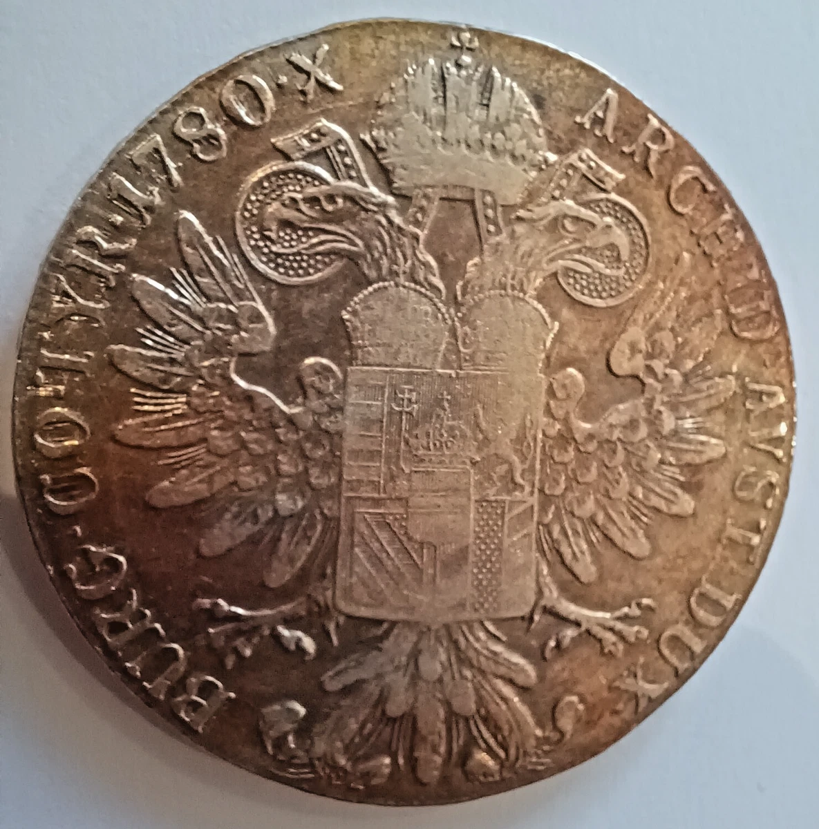 Montre HENO Argent Massif - Cadran Pièce Marie-Thérèse D'Autriche 1717-1780 - Mécanique Manuelle