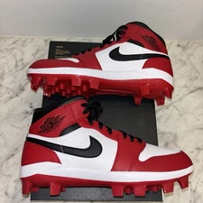 NEW Jordan 1 Retro MCS Men's Size 10.5 Gym Red/Black-White AV5354-611 Rare