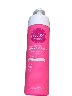 EOS Shea Better Shave Cream for Women Pomegranate & Raspberry  7 Oz (read)