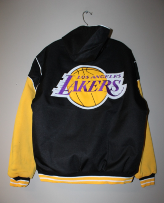 New NBA Los Angeles Lakers Reversible insulated embroidery hooded