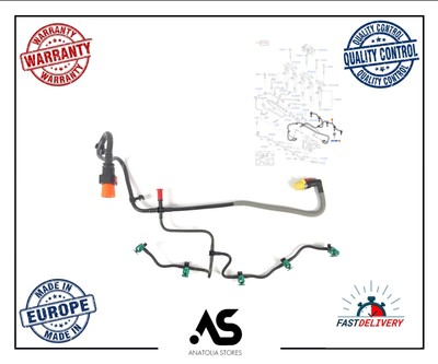 Ford Transit V363 Mk7 3 2 200 Hp Diesel Leak Off Fuel Injector Pipe 2007 2014 Ebay