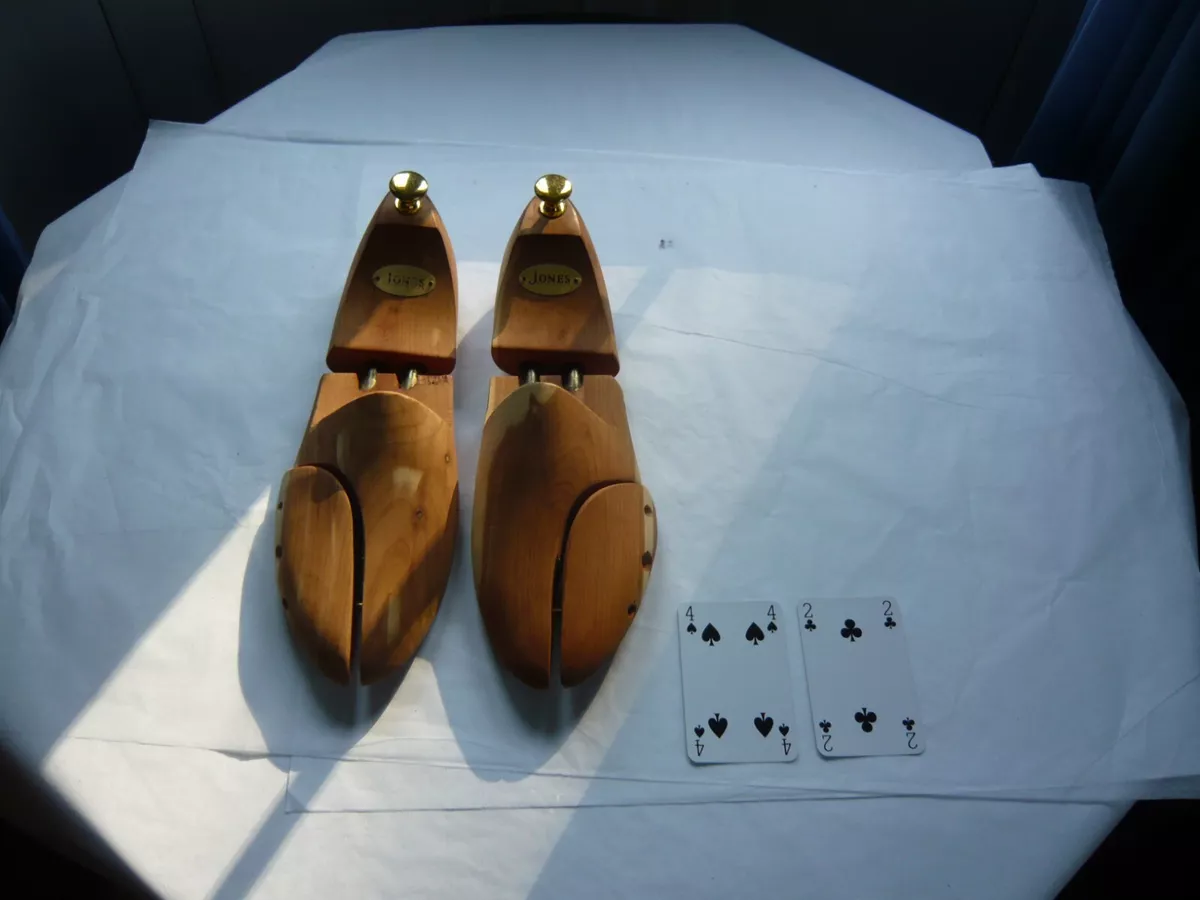 Wooden Shoe Trees Vintage Jones Bootmakers UK12 Mens eBay