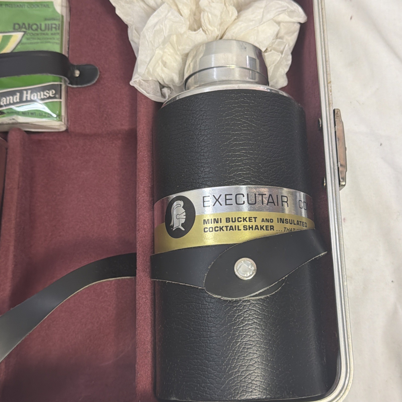 Vintage Trav-L-Bar Executair 737 Travel Portable Bar (missing Some Items)