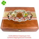 My Father Cigars Torpedo La Gran Oferta Empty Wood Cigar Box 9" x 7" x 2.25"