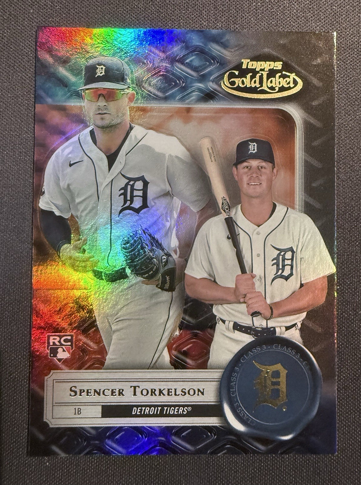 2022 Topps Gold Label Class 3 Black Parallel Spencer Torkelson - Tigers