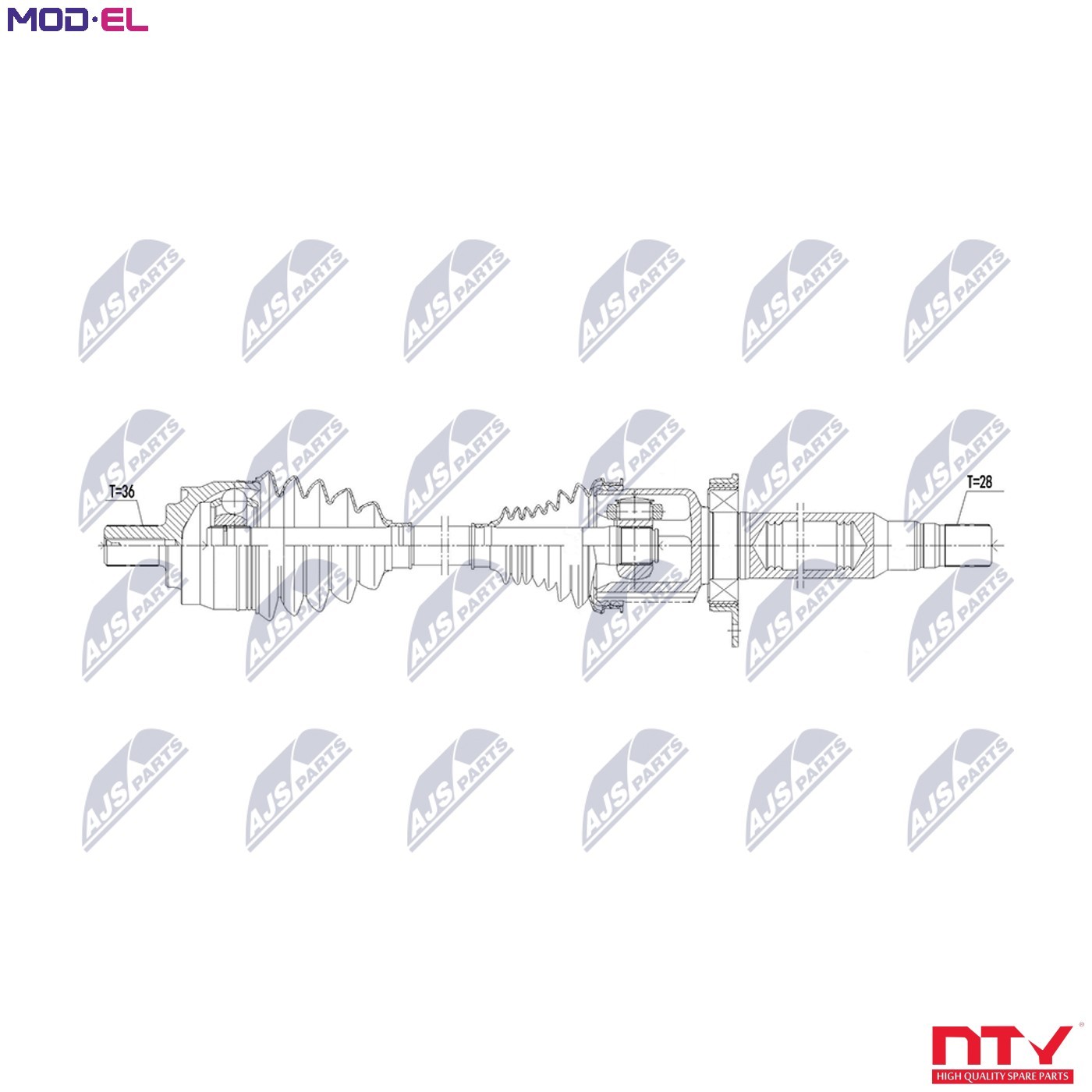 Drive Shaft Fits for Lynk&co 1.5T 2WD 18 Front, Right, Automatic Transmission 7D - Image 5