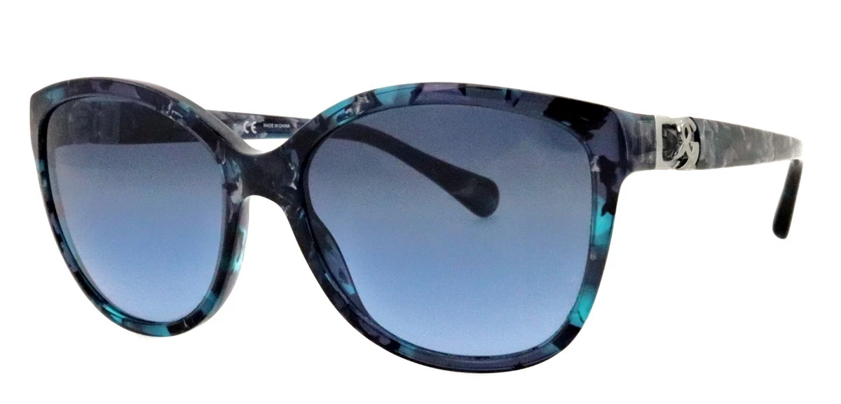 Dolce&Gabbana Tortoise blue Butterfly sunglasses oversize for woman Dolce&Gabbana Blue Butterfly Sunglasses for Women for sale  main image 4
