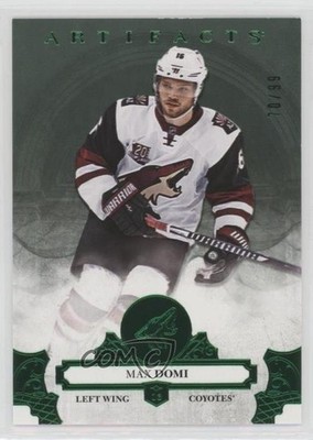 2017-18 Upper Deck Artifacts Stars Emerald 70/99 Max Domi #112 0a7