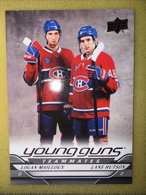 2024-25 Upper Deck Series 2 - Young Guns Lane Hutson, Logan