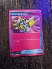 SCOOP UP CYCLONE 128/131 PRISMATIC EVOLUTIONS POKEMON (ACE SPEC, NM)