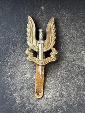 Special Air Service, Genuine British Army Military Cap Badge.