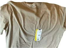 Member's Mark Men’s Crewneck Short Sleeve Tee Khaki Size Medium NWT