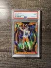 2024 Panini Select Concourse Bo Nix Orange Shock Prizm /499 PSA 9 Rookie Broncos
